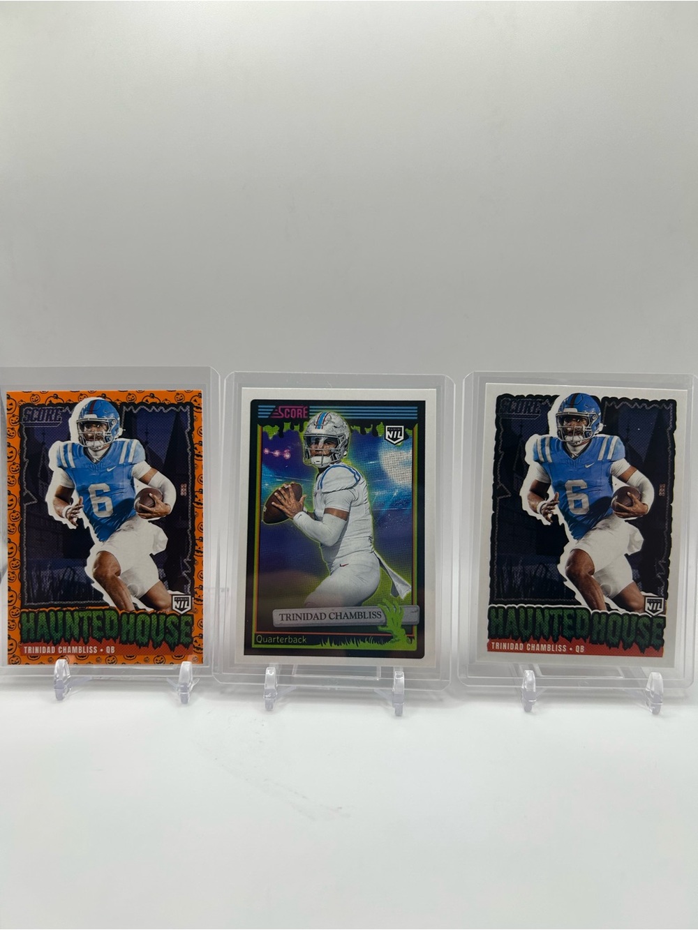 Trinidad Chambliss 2026 Panini Score A Treat Football 3-Card Set 🏈🎃